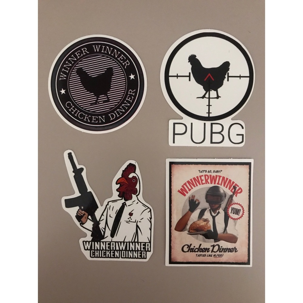 4 PUBG Stickers